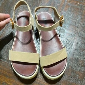 Platform Nude Sandals
